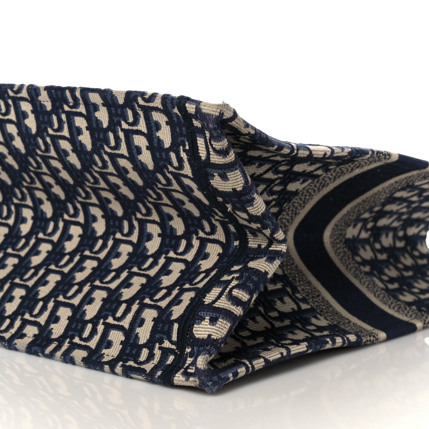 Christian Dior Oblique Large Book Tote Blue Multicolor 8 of 10