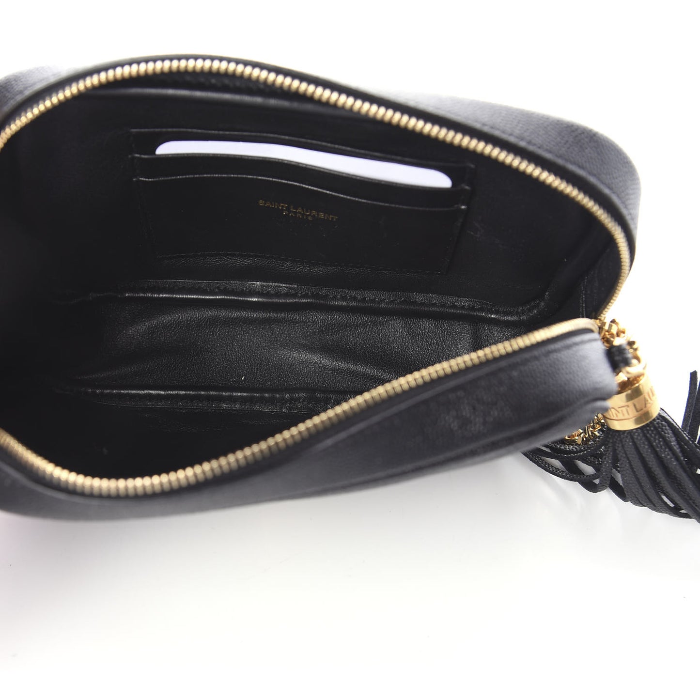 Grain De Poudre Matelasse Monogram Mini Lou Camera Bag Black