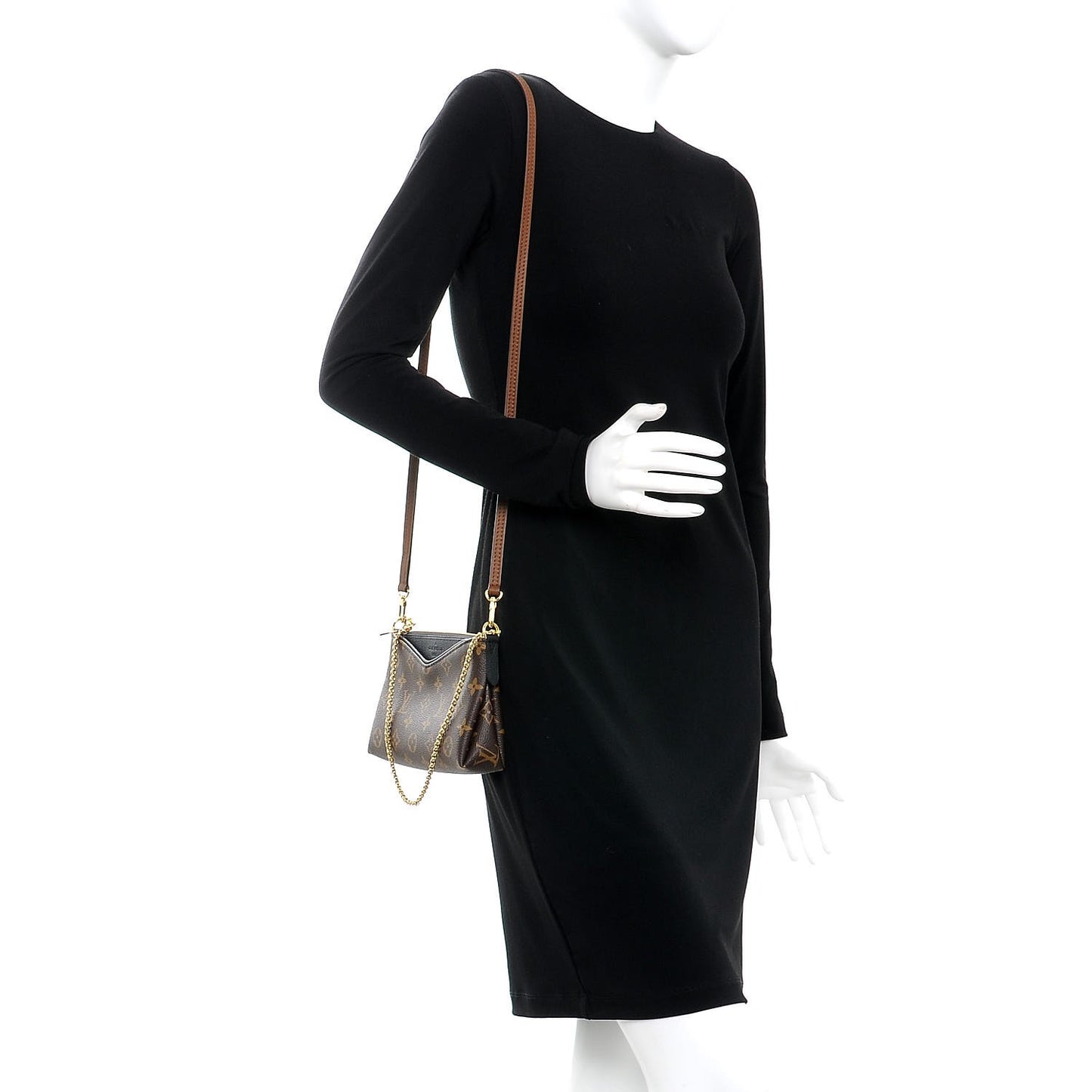 Monogram Pallas Clutch Black