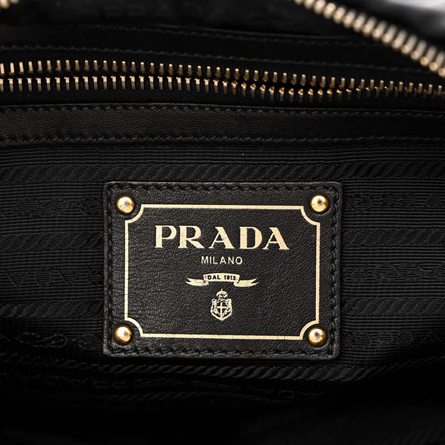 Prada Tessuto Nylon Shoulder Bag Black 6 of 10