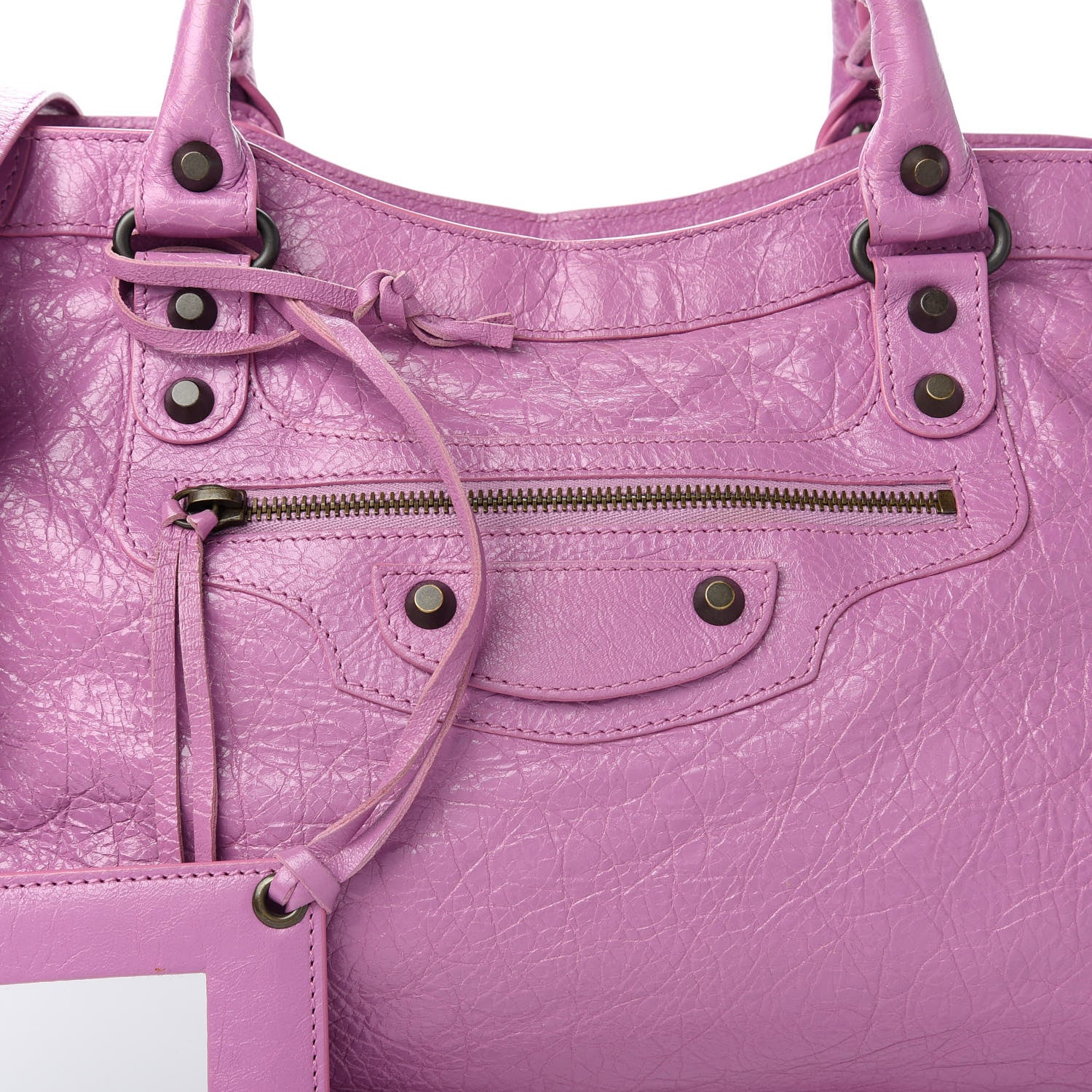 Balenciaga Agneau Classic Hardware City Rose Berlingot 10 of 11