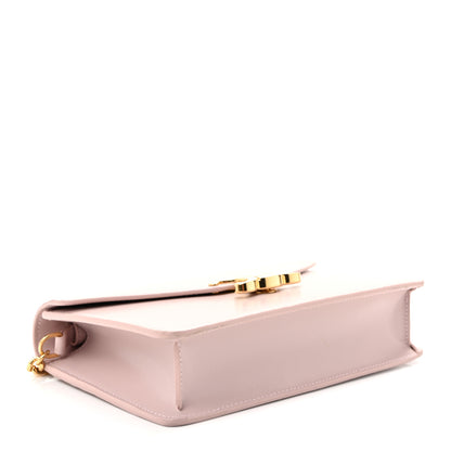 Celine Shiny Calfskin Triomphe Margo Wallet on Chain Vintage Pink 3 of 10