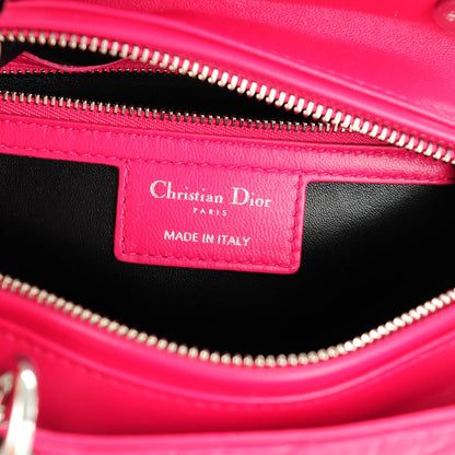 Christian Dior Lambskin Cannage Medium Tri-Color Lady Dior Pink 6 of 7