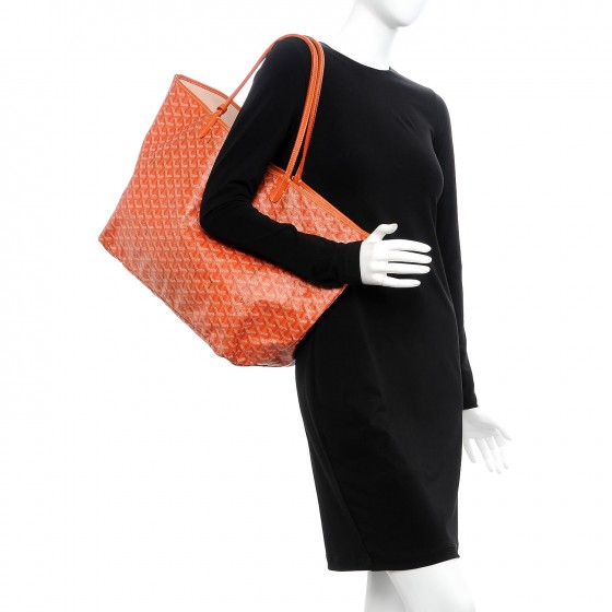 Goyard Goyardine Saint Louis GM Orange 2 of 19