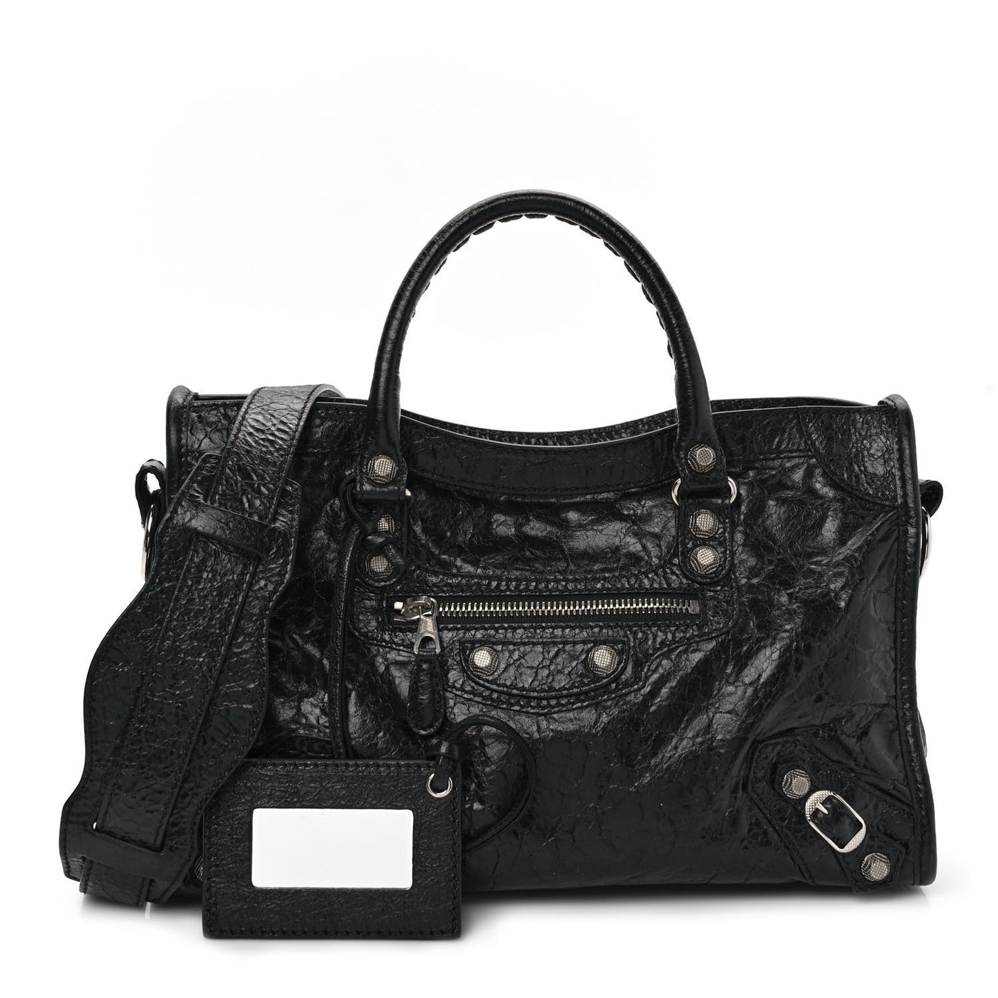 Agneau Giant 12 SIlver Hardware S City Black