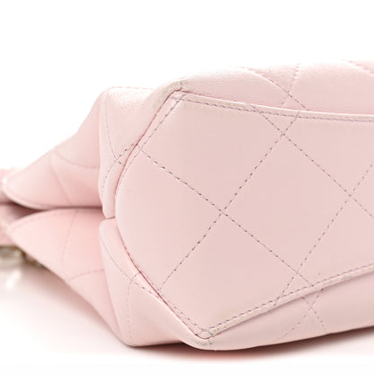 Chanel Shiny Lambskin Small Shopping Bag Light Pink 8 of 11