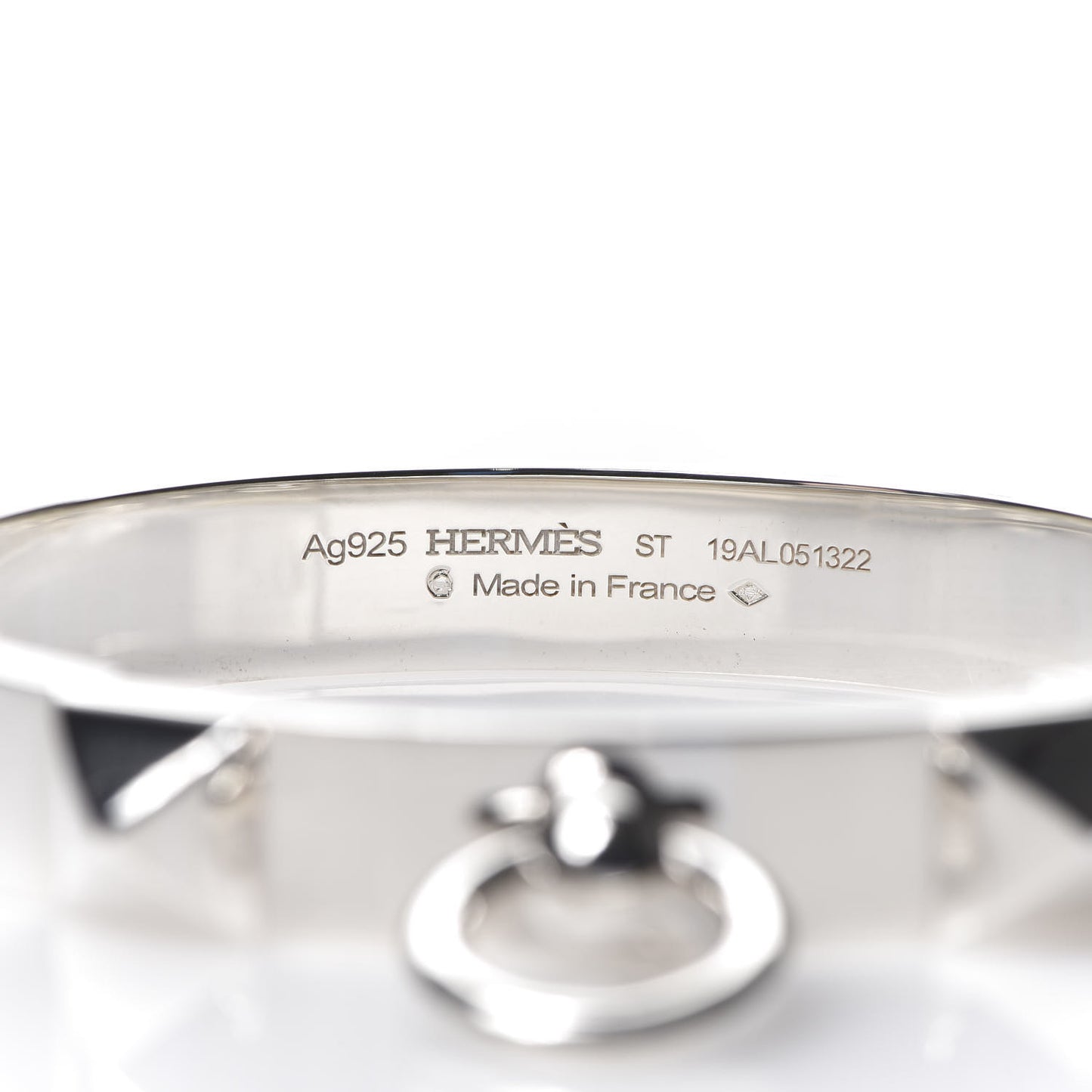 Sterling Silver PM Collier De Chien Bracelet ST