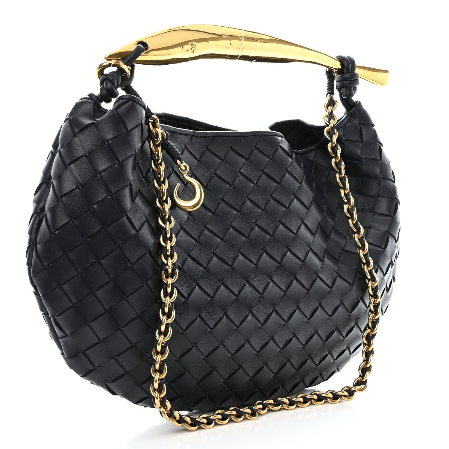 Bottega Veneta Nappa Intrecciato Sardine With Chain Bag Space 3 of 11