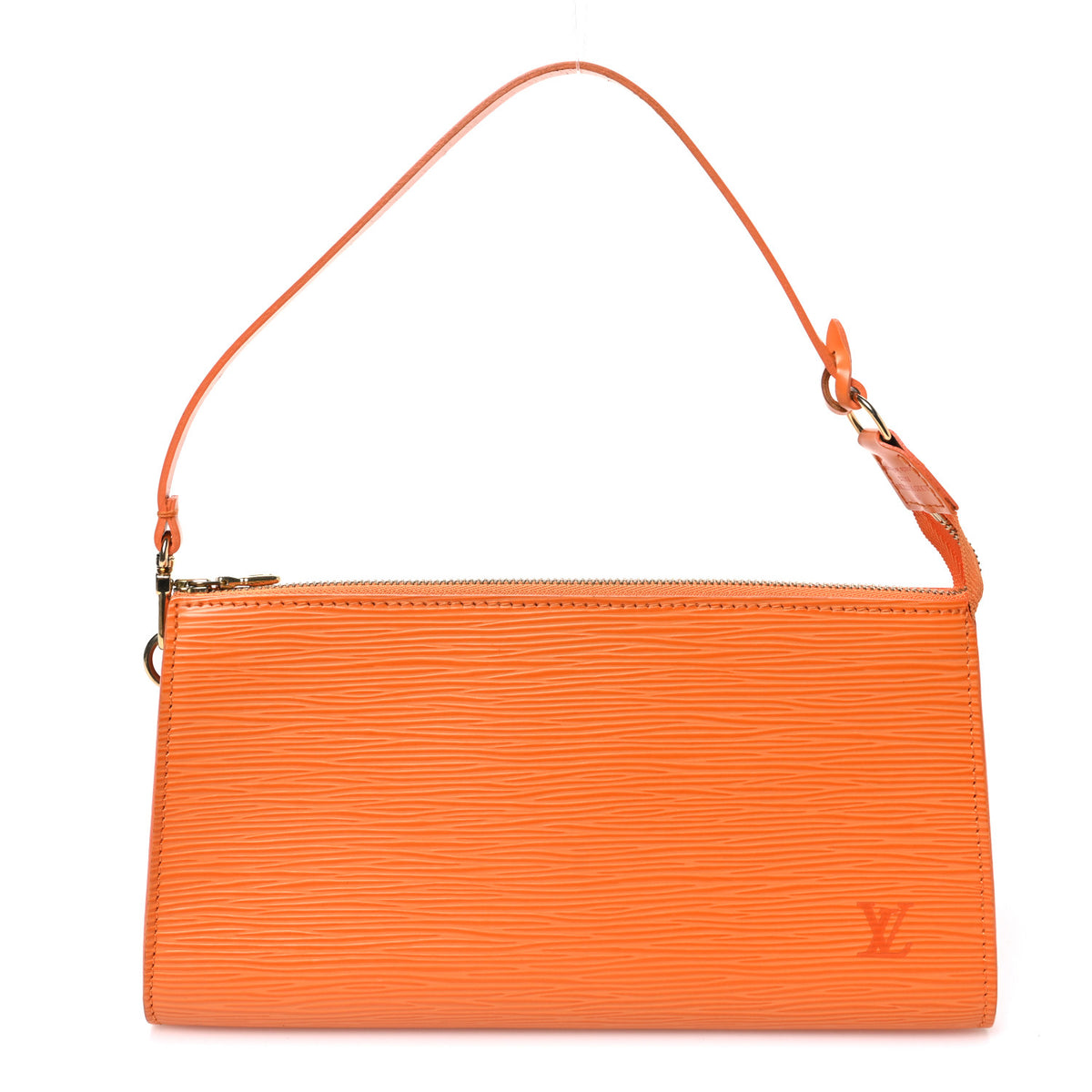 Epi Pochette Accessories 24 Mandarin