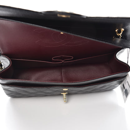 Chanel Caviar Quilted Jumbo Double Flap Black 5 of 8