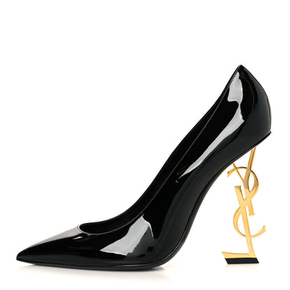 Saint Laurent Patent Opyum 110 Pumps 41 Black 1 of 8