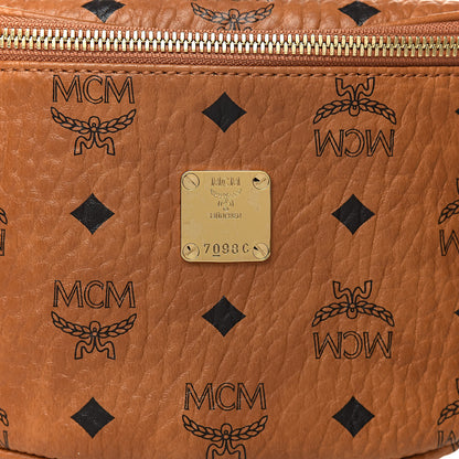 MCM Visetos Stark Belt Bag Cognac 8 of 8