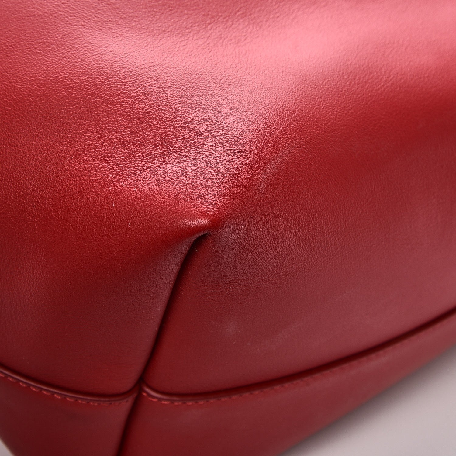Tom Ford Calfskin Perforated Logo Tote Red 12 of 13