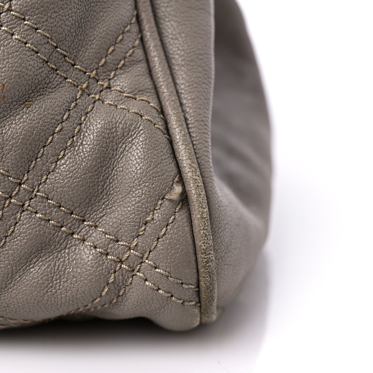 Calfskin Quilted Alyona Grey