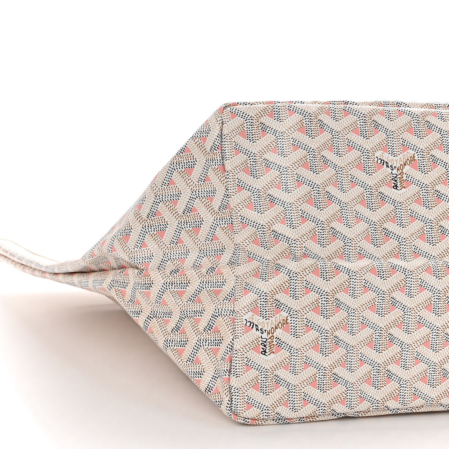 Goyardine Saint Louis Claire Voie GM White Pink