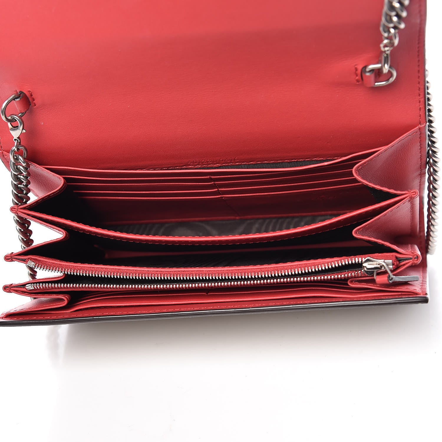 Gucci GG Supreme Monogram Mini Dionysus Chain Wallet Beige Vulcanic Red 5 of 10