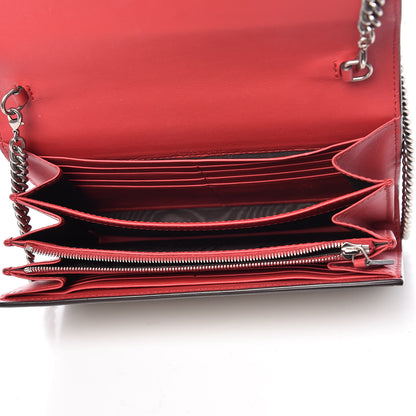 Gucci GG Supreme Monogram Mini Dionysus Chain Wallet Beige Vulcanic Red 5 of 10