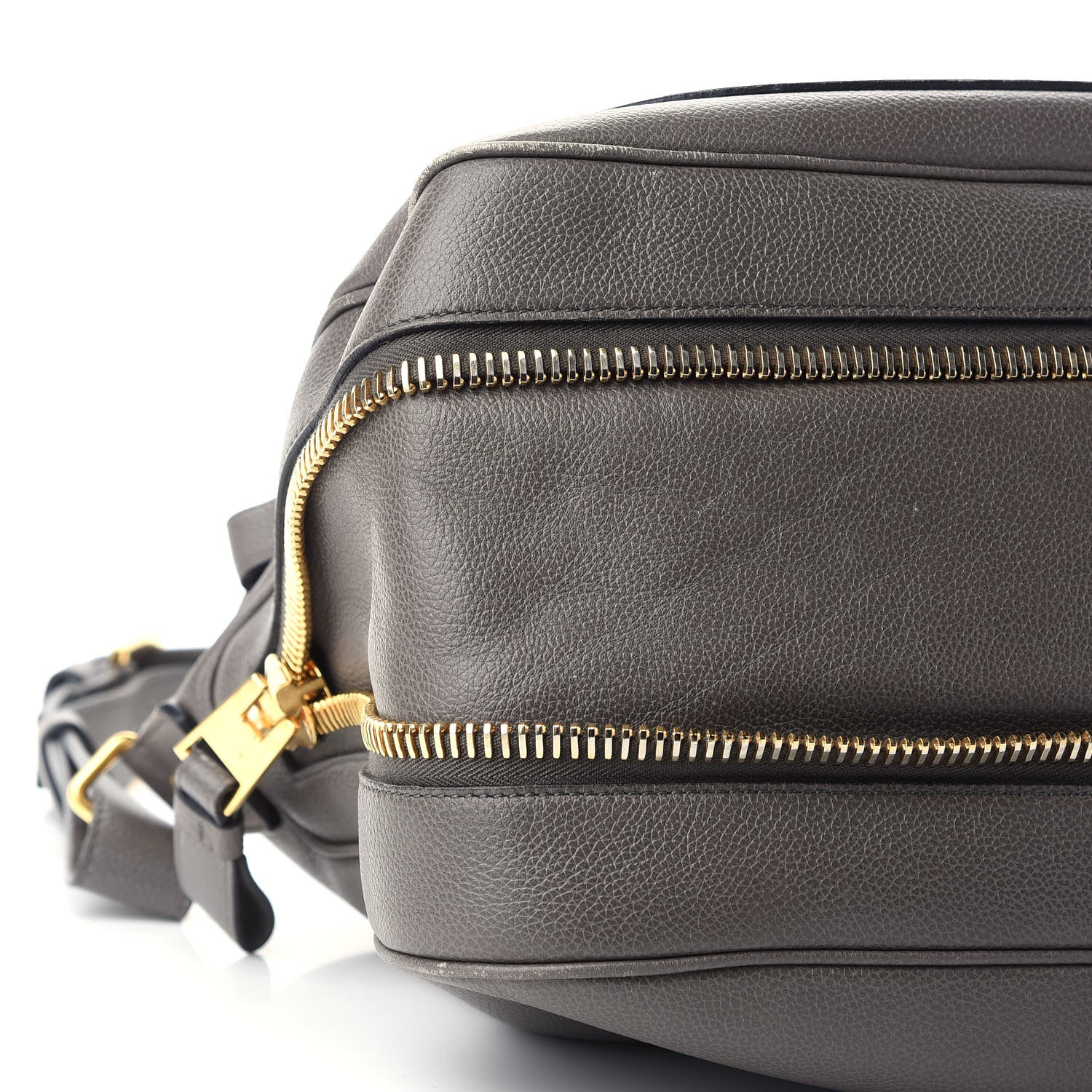 Tom Ford Pebbled Calfskin Large Jennifer Graphite 8 of 9