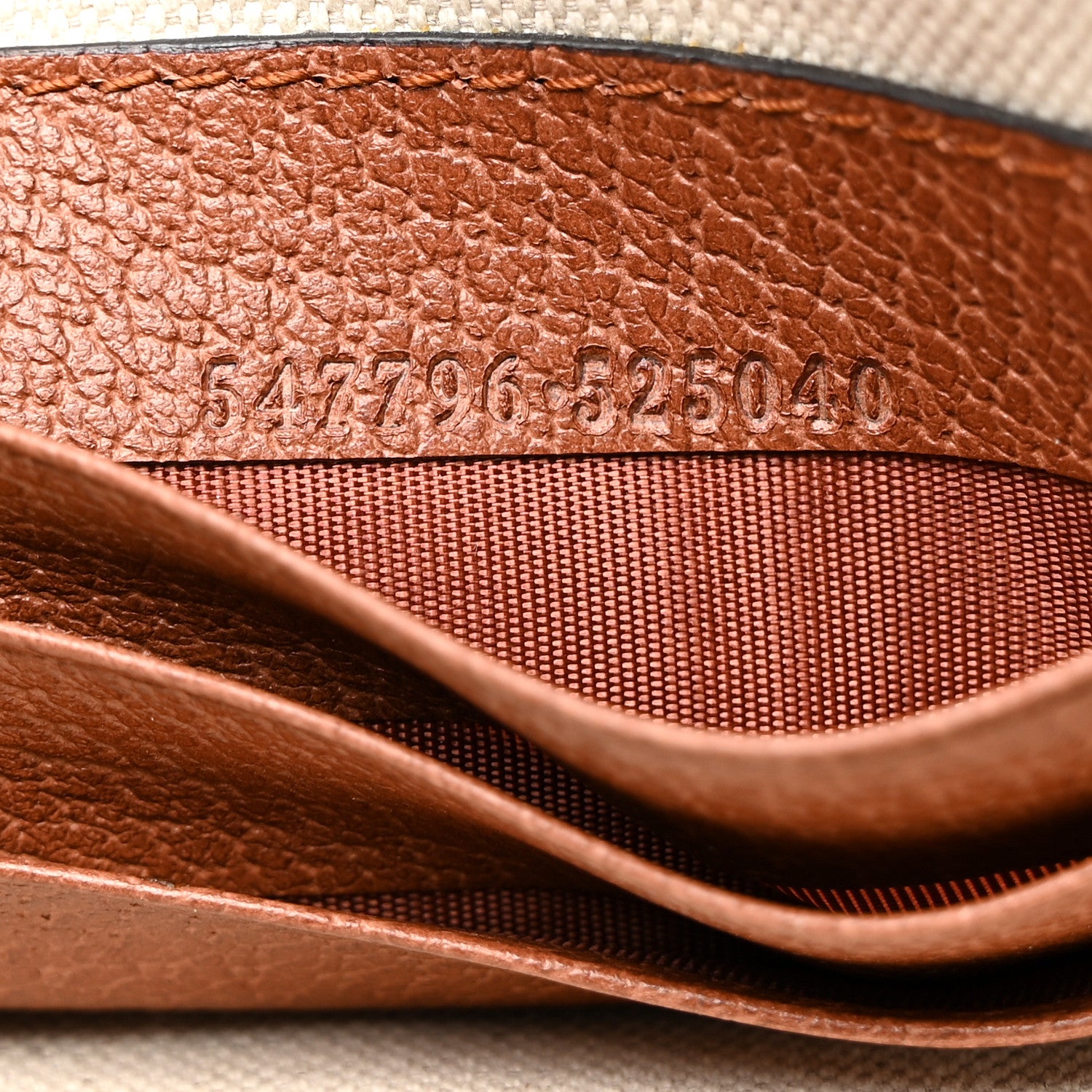 Gucci X MLB GG Monogram NY Yankees Zip Wristlet Pouch Beige Ruggine Ivory 7 of 9