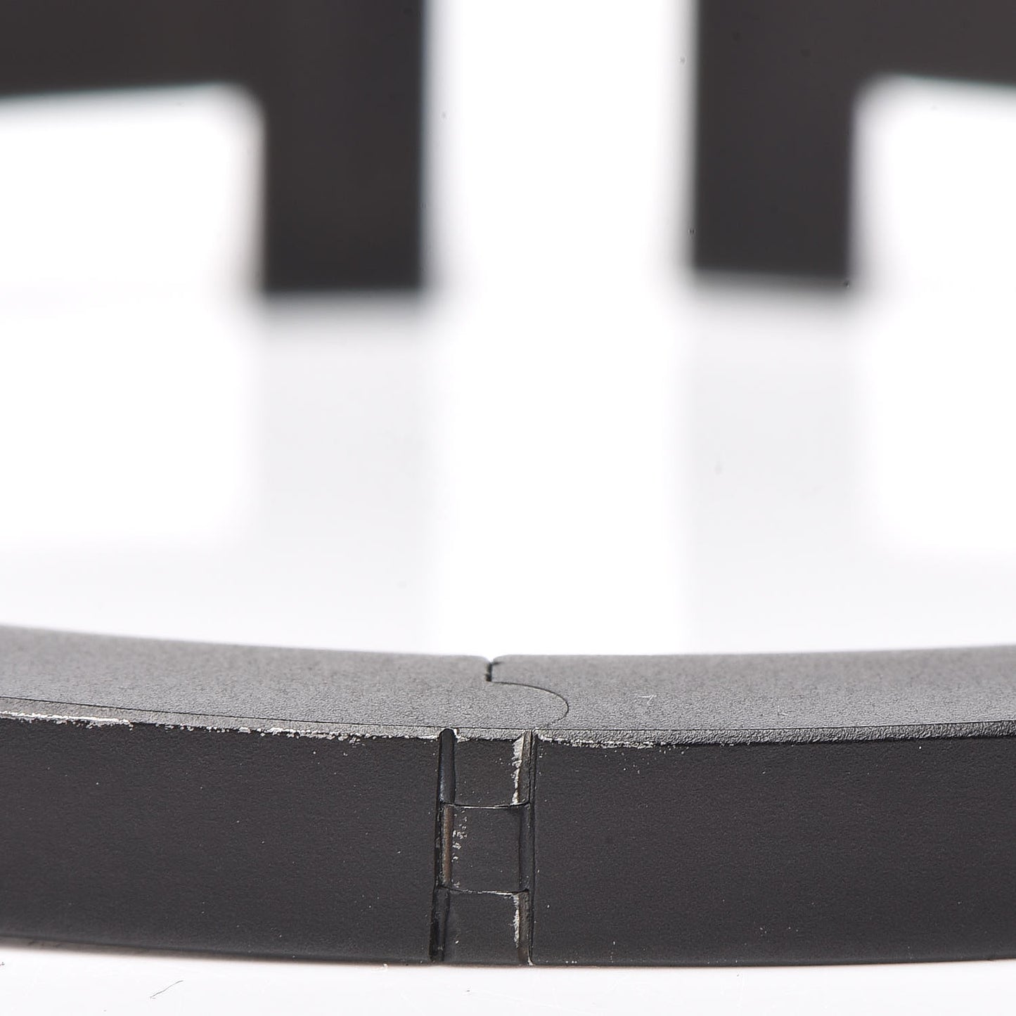 Black-Coated Stainless Steel T Square Bracelet