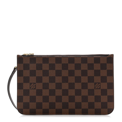 Louis Vuitton Damier Ebene Neverfull MM GM Pochette 1 of 8