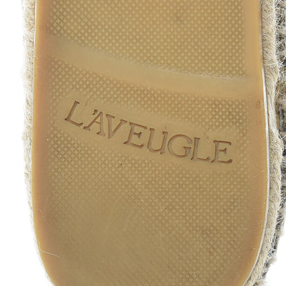 Gucci GG Supreme Monogram Bees Espadrille Flats 38 Beige Ebony Oro Black 8 of 14