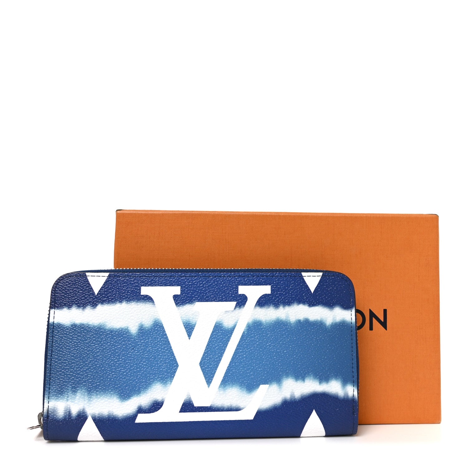 Louis Vuitton Monogram Escale Zippy Wallet Blue Blue 7 of 7