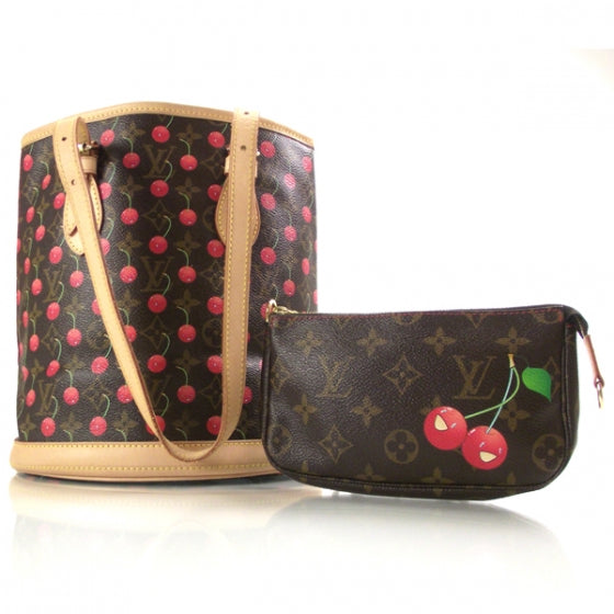 Monogram Cerises Bucket Bag