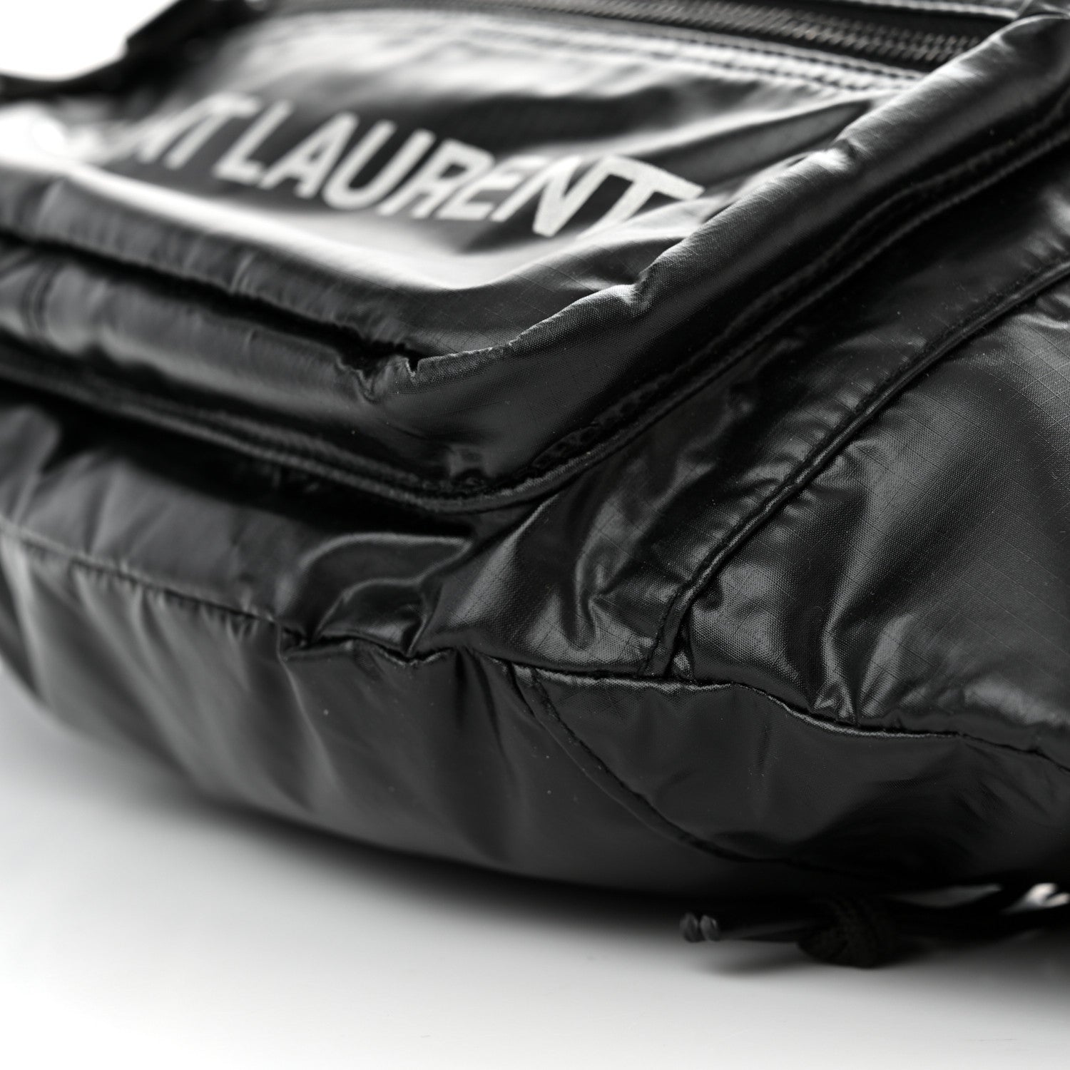 Saint Laurent Nylon Logo Ripstop Body Belt Bag Black 9 of 9