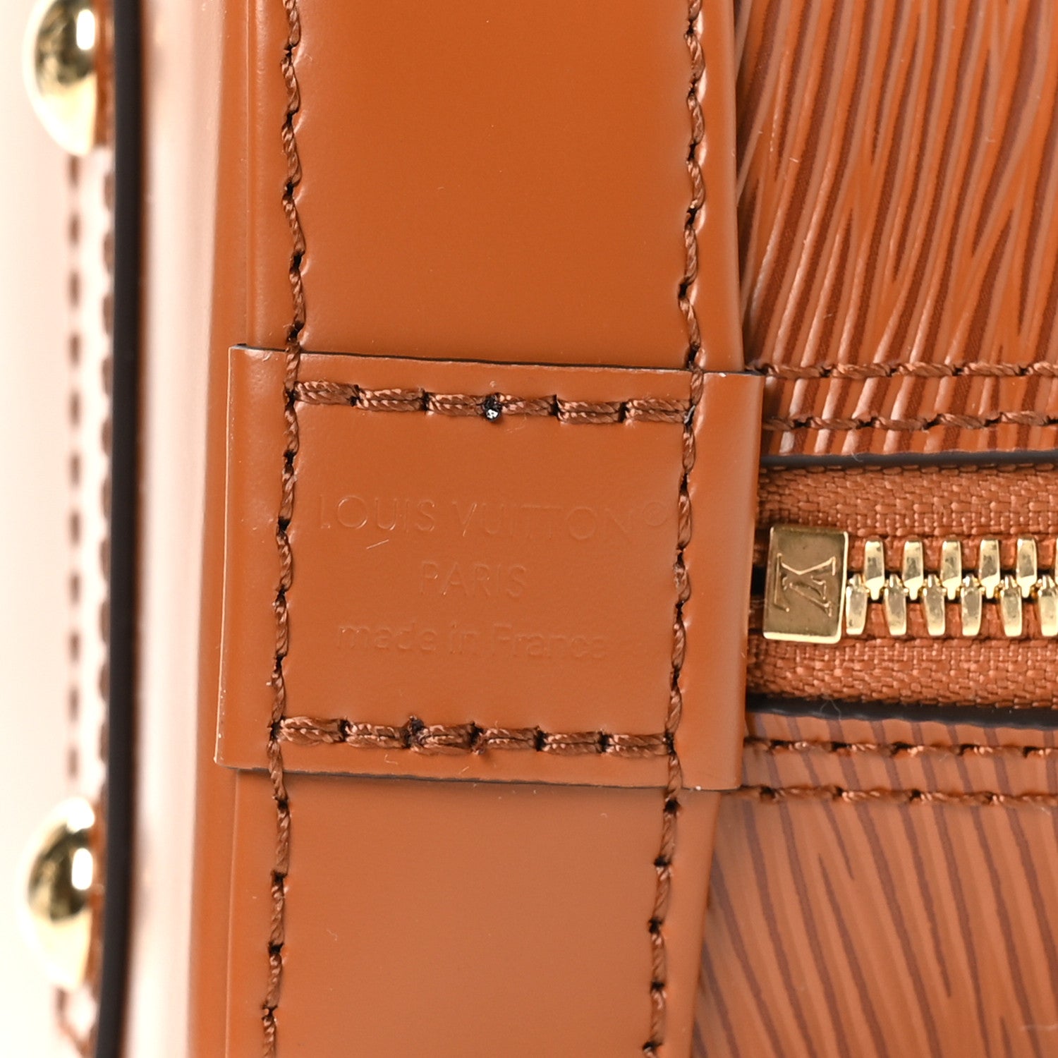 Louis Vuitton Epi Alma BB Tan 5 of 8