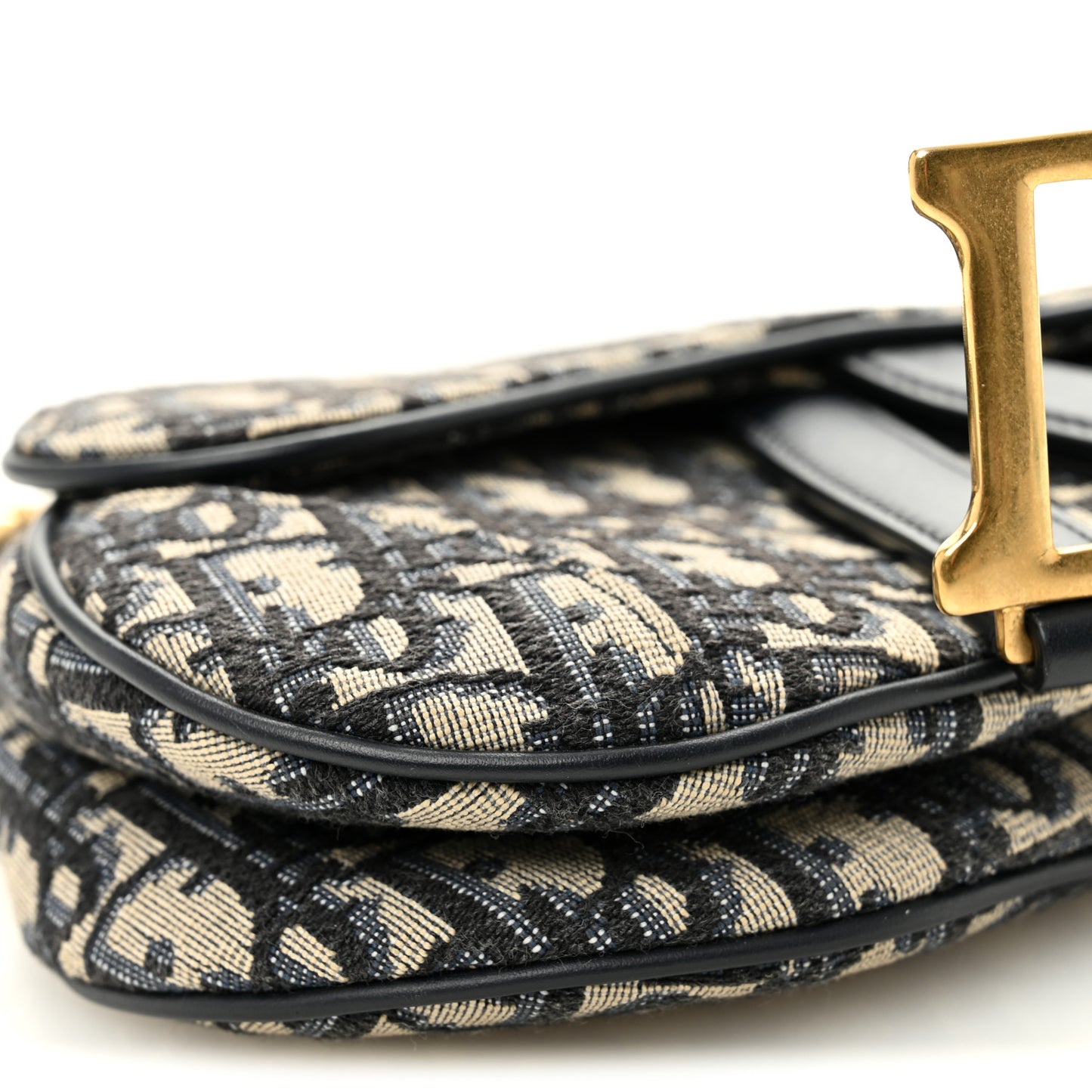 Oblique Mini Saddle Bag Blue