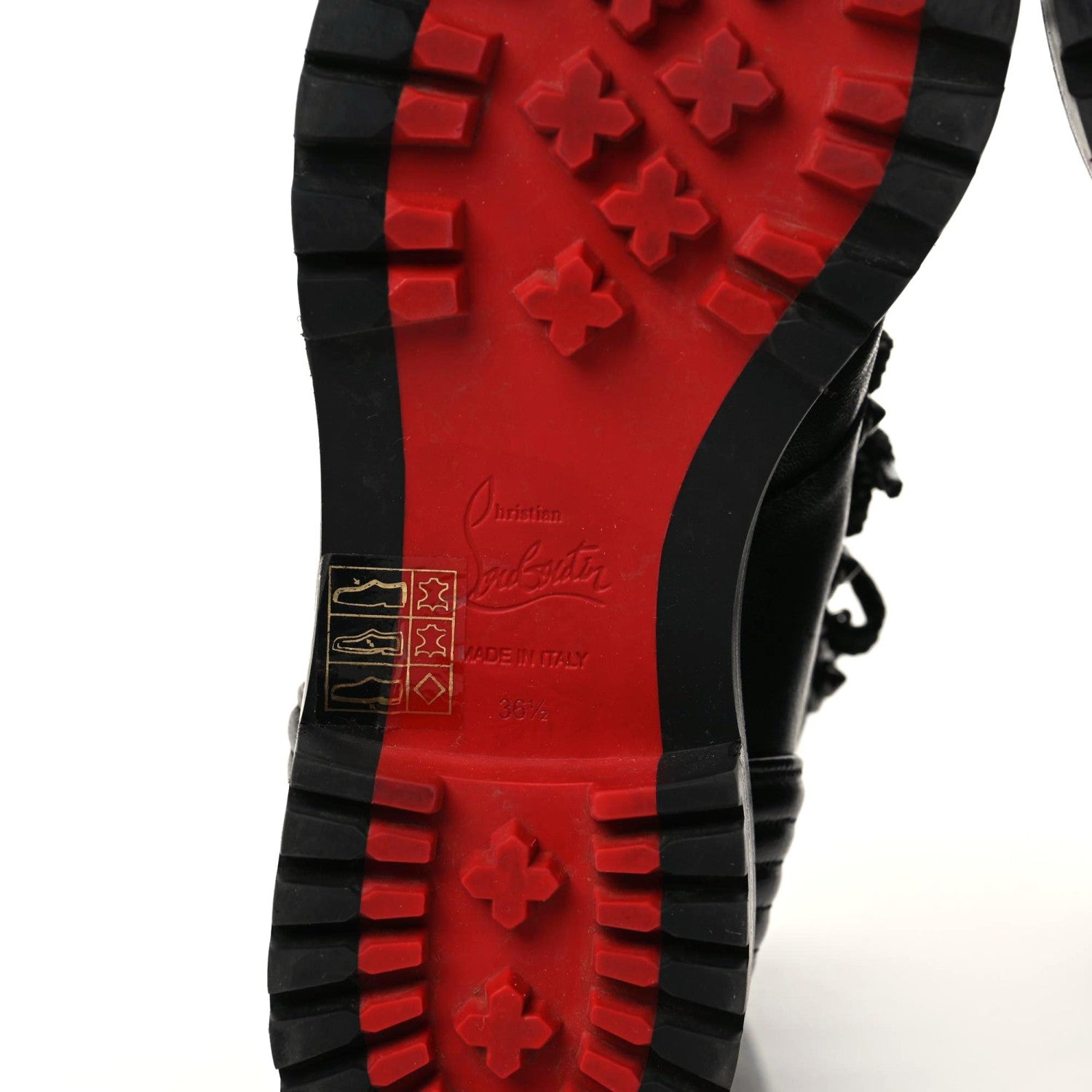 Christian Louboutin Nappa Mad Flat Boots 36.5 Black 7 of 9