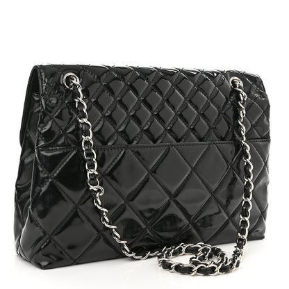 Chanel Vinyl Quilted In the Business Flap Bag Black 3 of 11