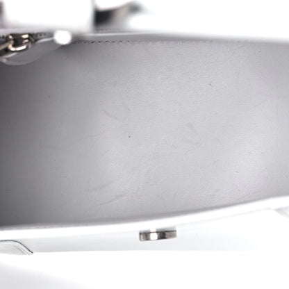 Balenciaga Shiny Box Calfskin Small Hourglass Top Handle Bag White 20 of 20