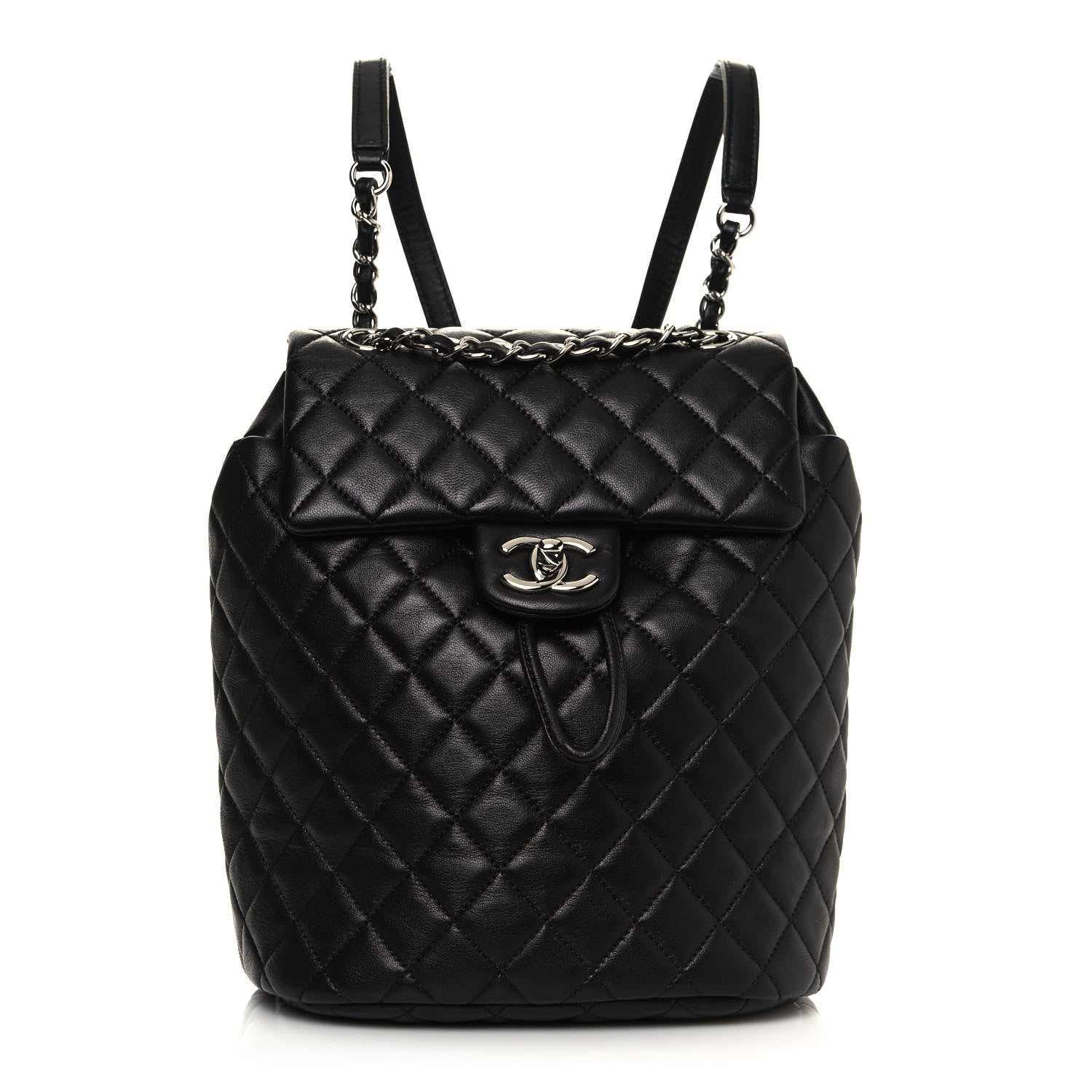 Chanel Lambskin Quilted Small Urban Spirit Backpack Black 1 of 12