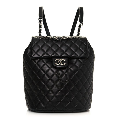 Chanel Lambskin Quilted Small Urban Spirit Backpack Black 1 of 12