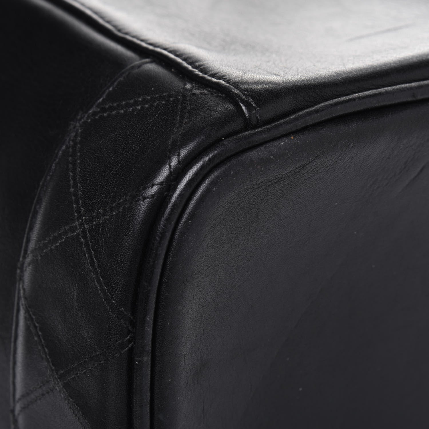 Chanel Lambskin Vanity Cosmetic Case Black 13 of 21