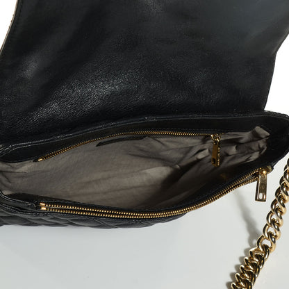 Marc Jacobs Lacquered Lambskin Quilted The Large Single Flap Black 5 of 8
