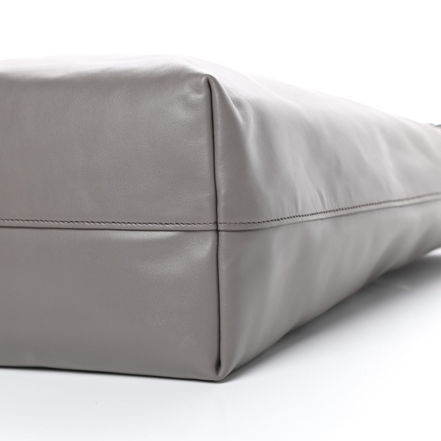 Soft Calf Shopping Tote Argilla