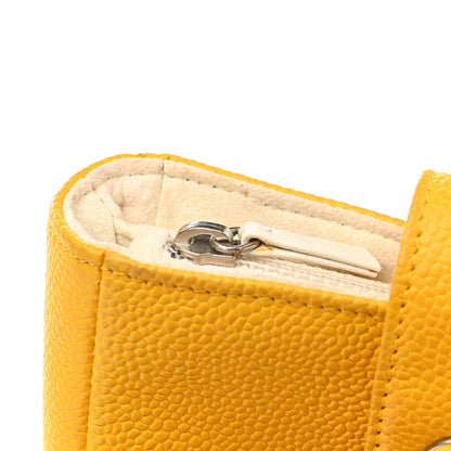 Chanel Caviar Phone Holder Wallet Yellow 8 of 8