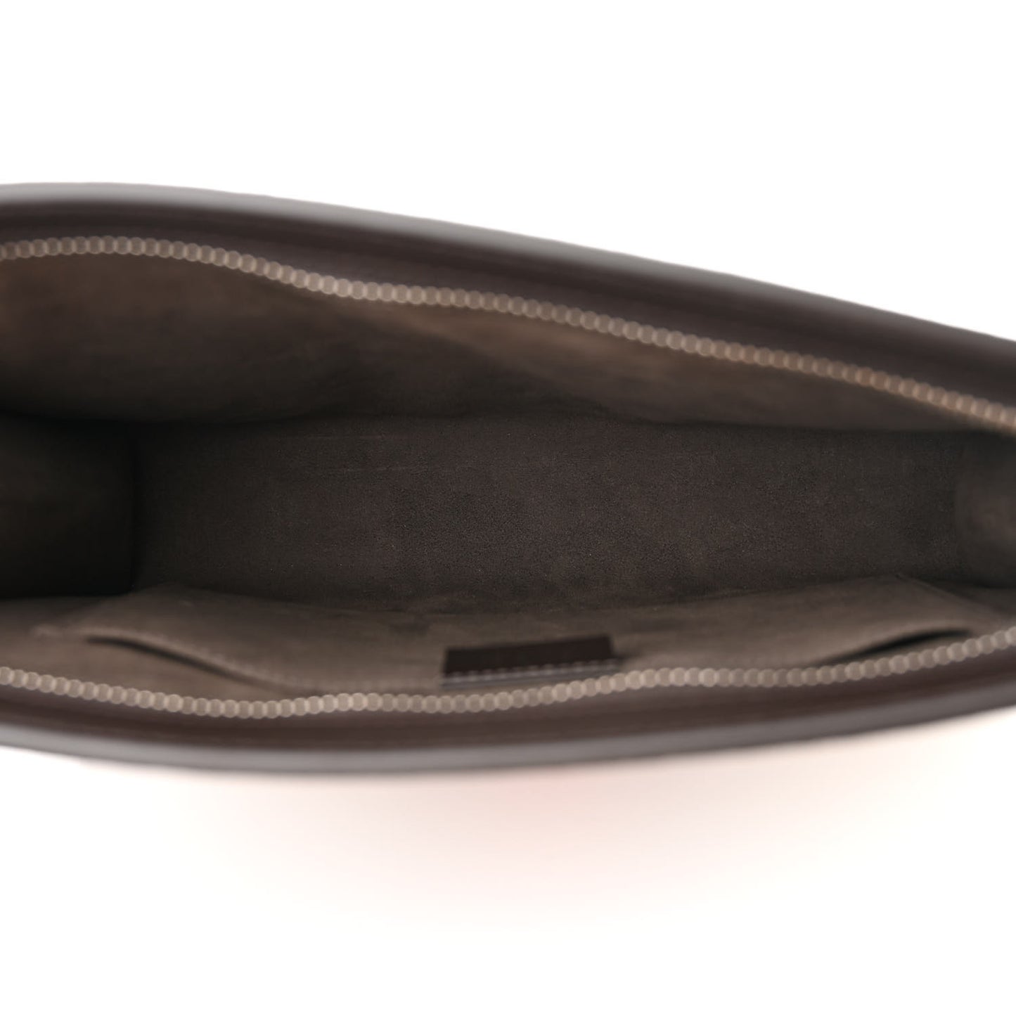 GG Supreme Monogram Selleria Calfskin Web New Web Cosmetic Case Beige Ebony Cocoa