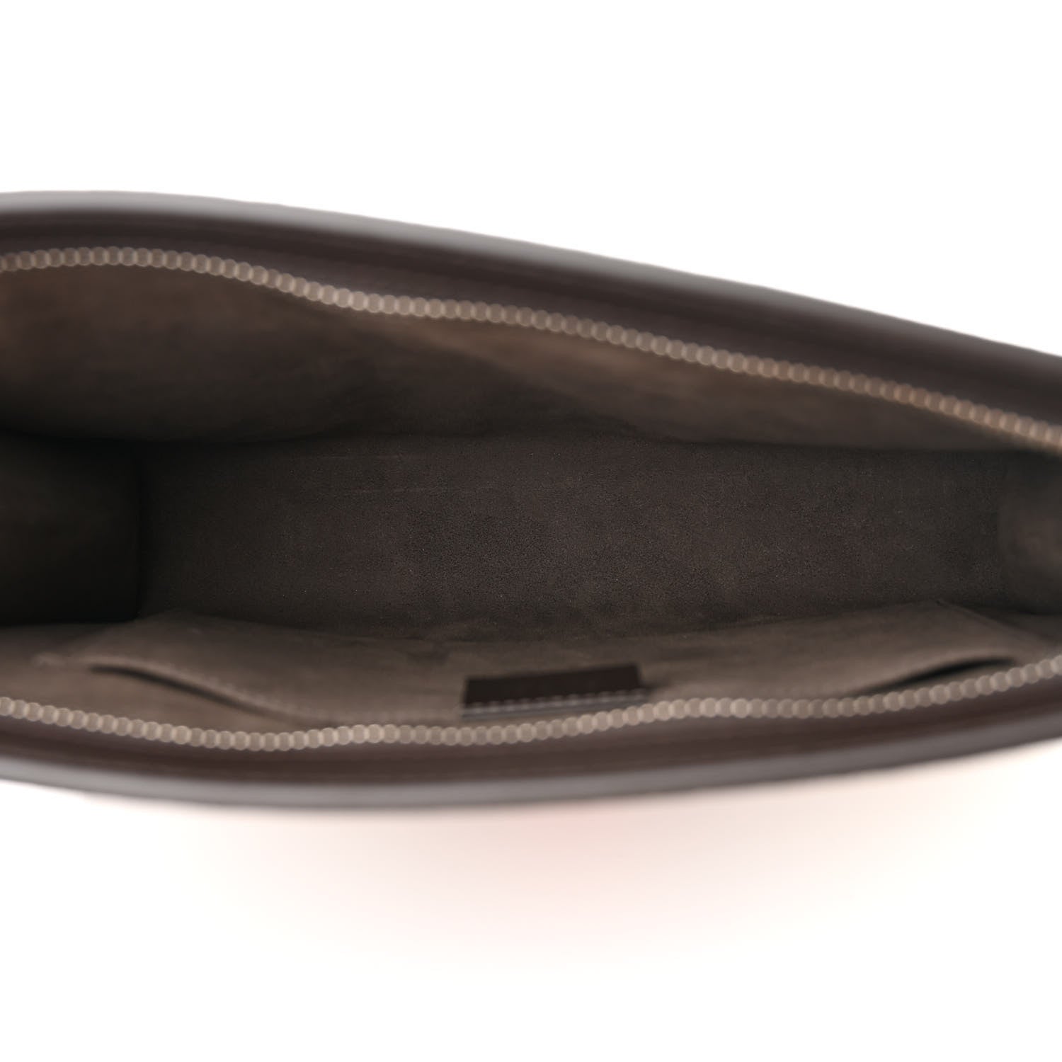 Gucci GG Supreme Monogram Selleria Calfskin Web New Web Cosmetic Case Beige Ebony Cocoa 5 of 10