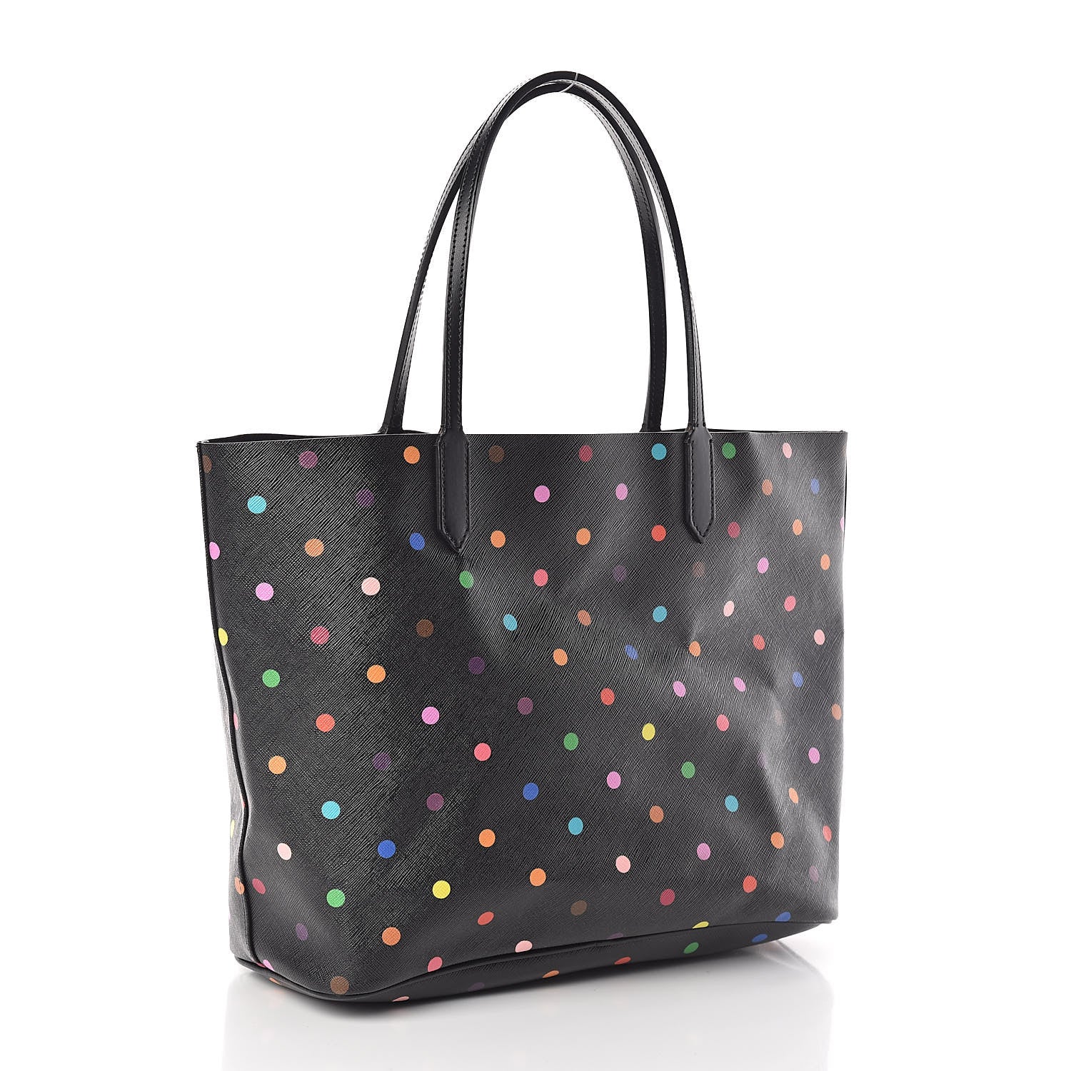 Givenchy Textured Coated Canvas Medium Dots Print Antigona Tote Black 4 of 9