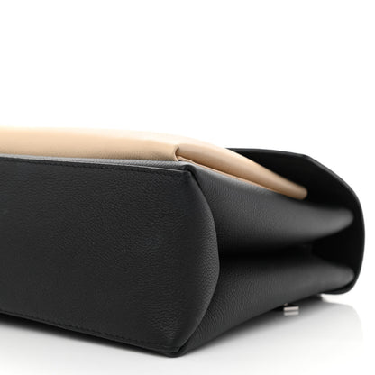 Louis Vuitton Soft Calfskin My Lockme Top Handle Vanille Black 8 of 10