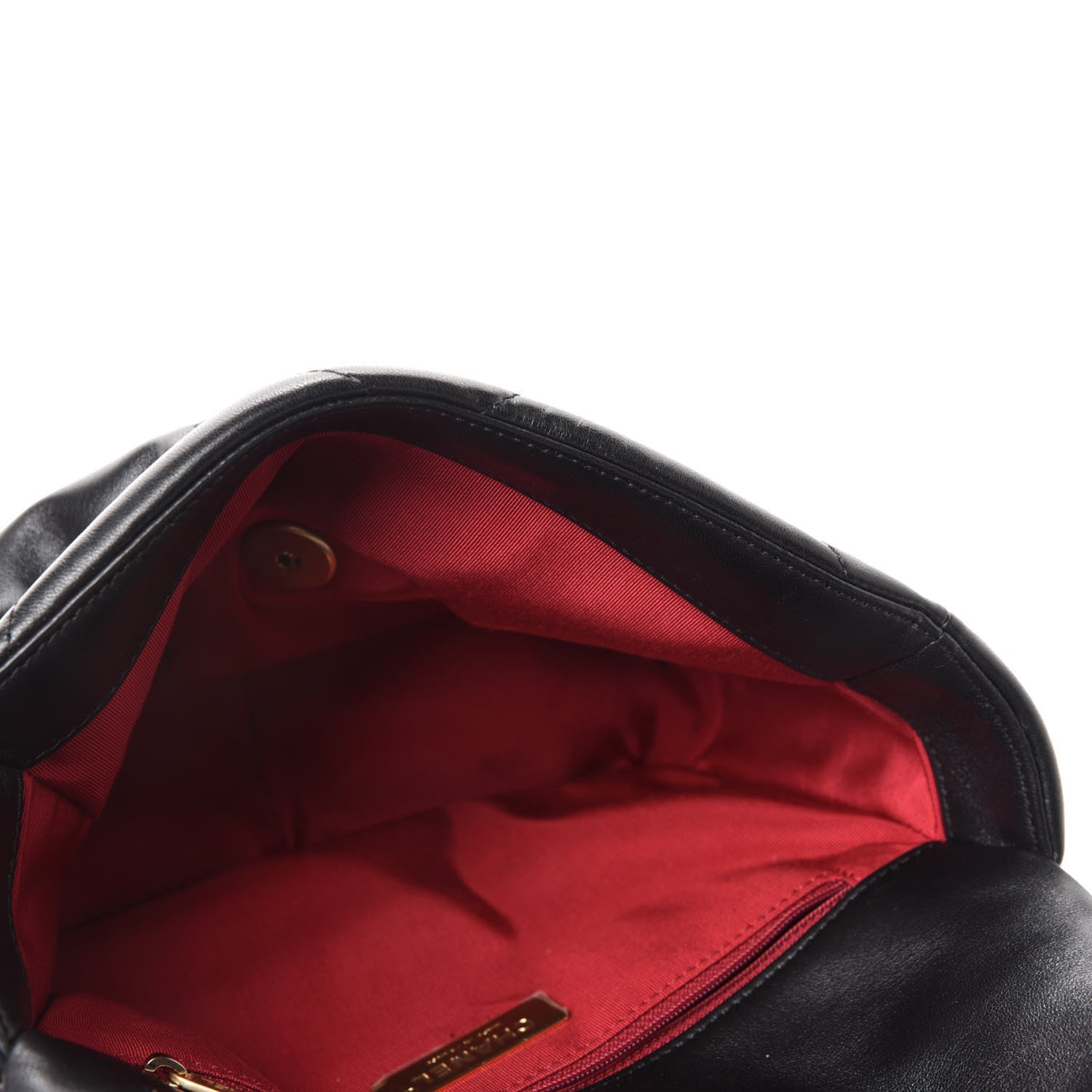 Chanel Lambskin Quilted Medium 19 Flap Black 5 of 11