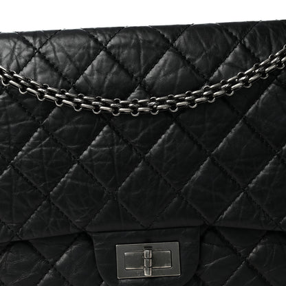 Chanel Aged Calfskin Quilted 2.55 Reissue 227 Flap Black 7 of 9
