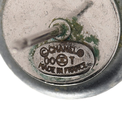 Chanel CC Earrings Silver 4 of 4