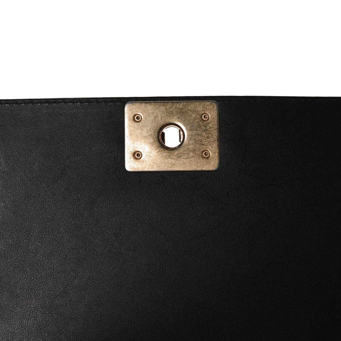 Calfskin Quilted New Medium Boy Top Handle Flap Black