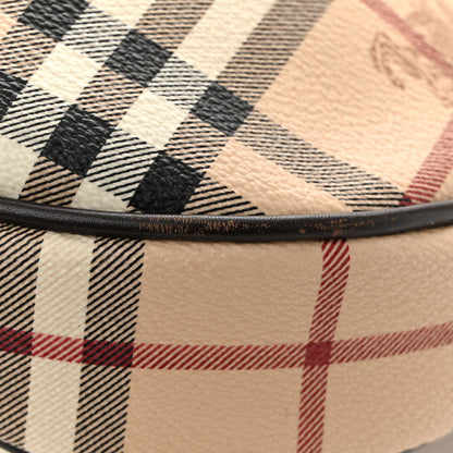 Burberry Haymarket Check Small Brooklyn Hobo Brown 10 of 11