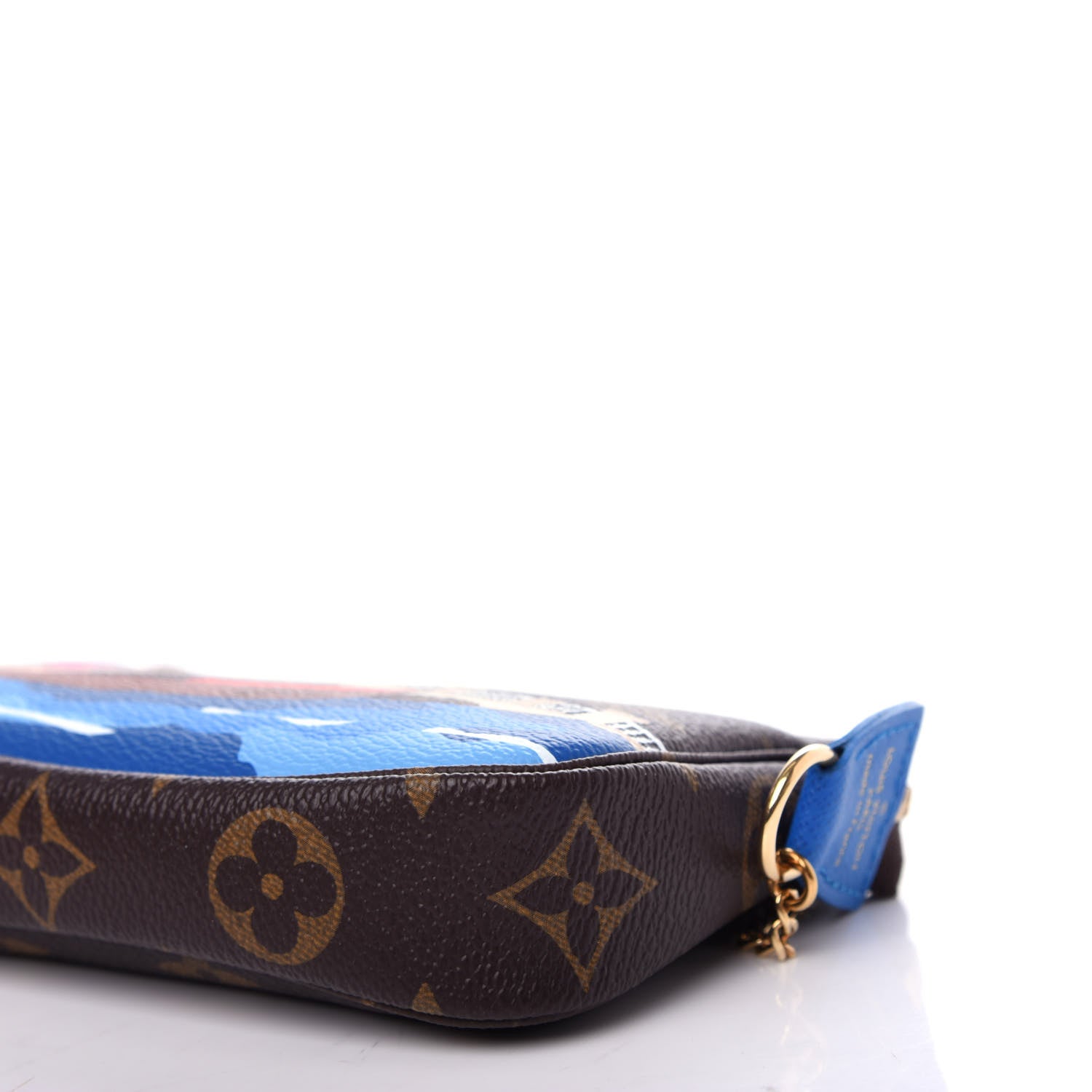 Louis Vuitton Monogram 2019 Christmas Animation Mini Venice Pochette Accessories Blue 9 of 10